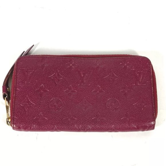 LOUIS VUITTON Monogram Empreinte Portefeuille Ron Zip Around Long Wallet - Picture 1 of 15